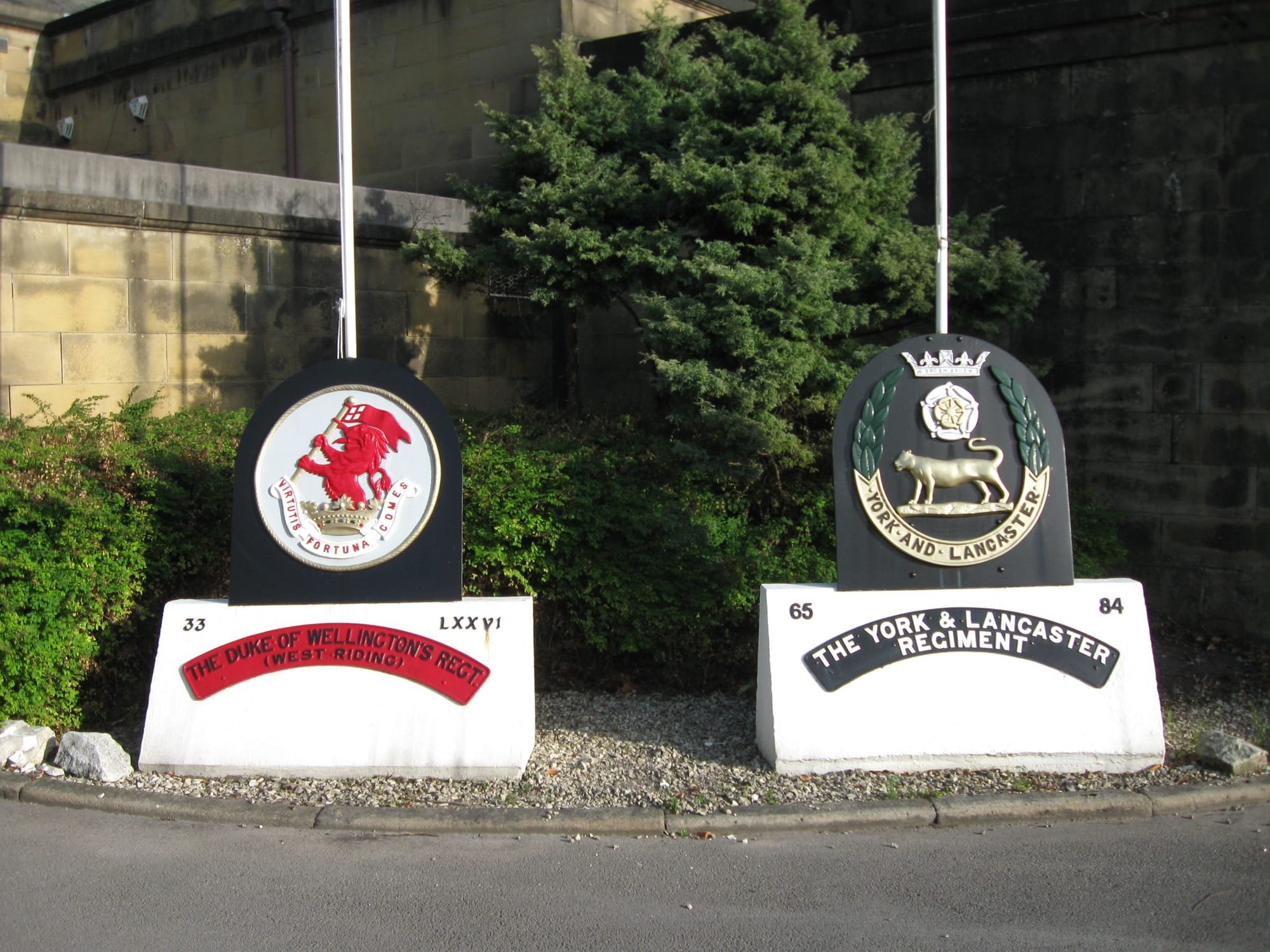 York and Lancaster Regiment Flagpole