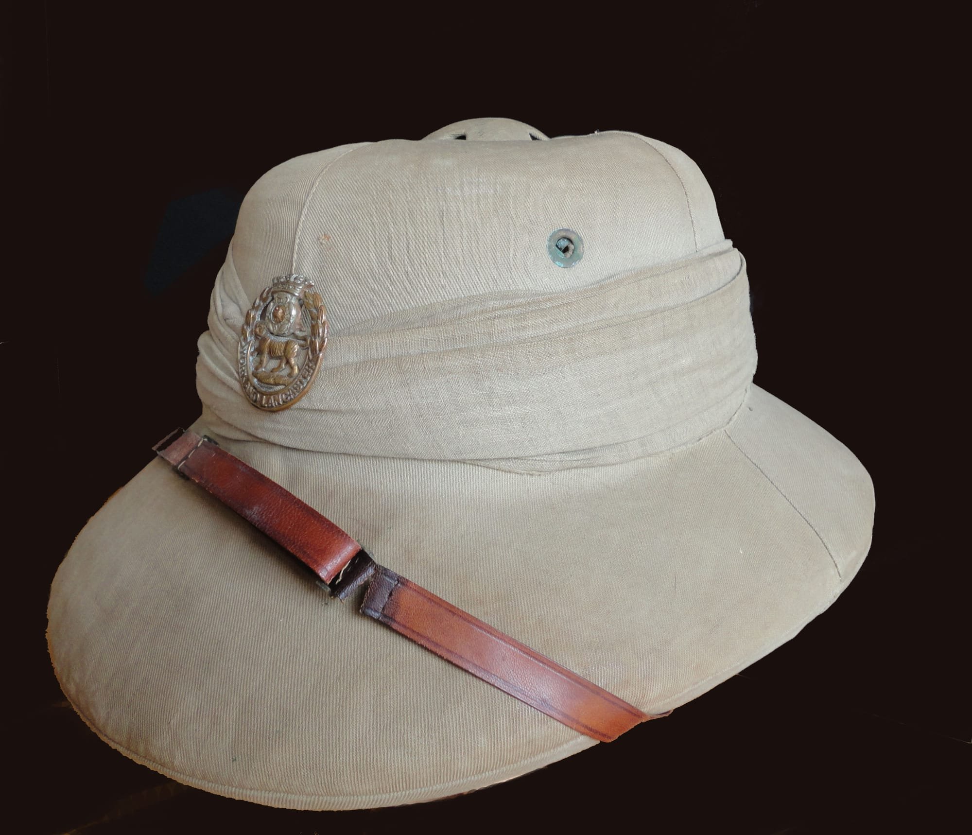 Khaki Solar Pith Helmet dated 1937