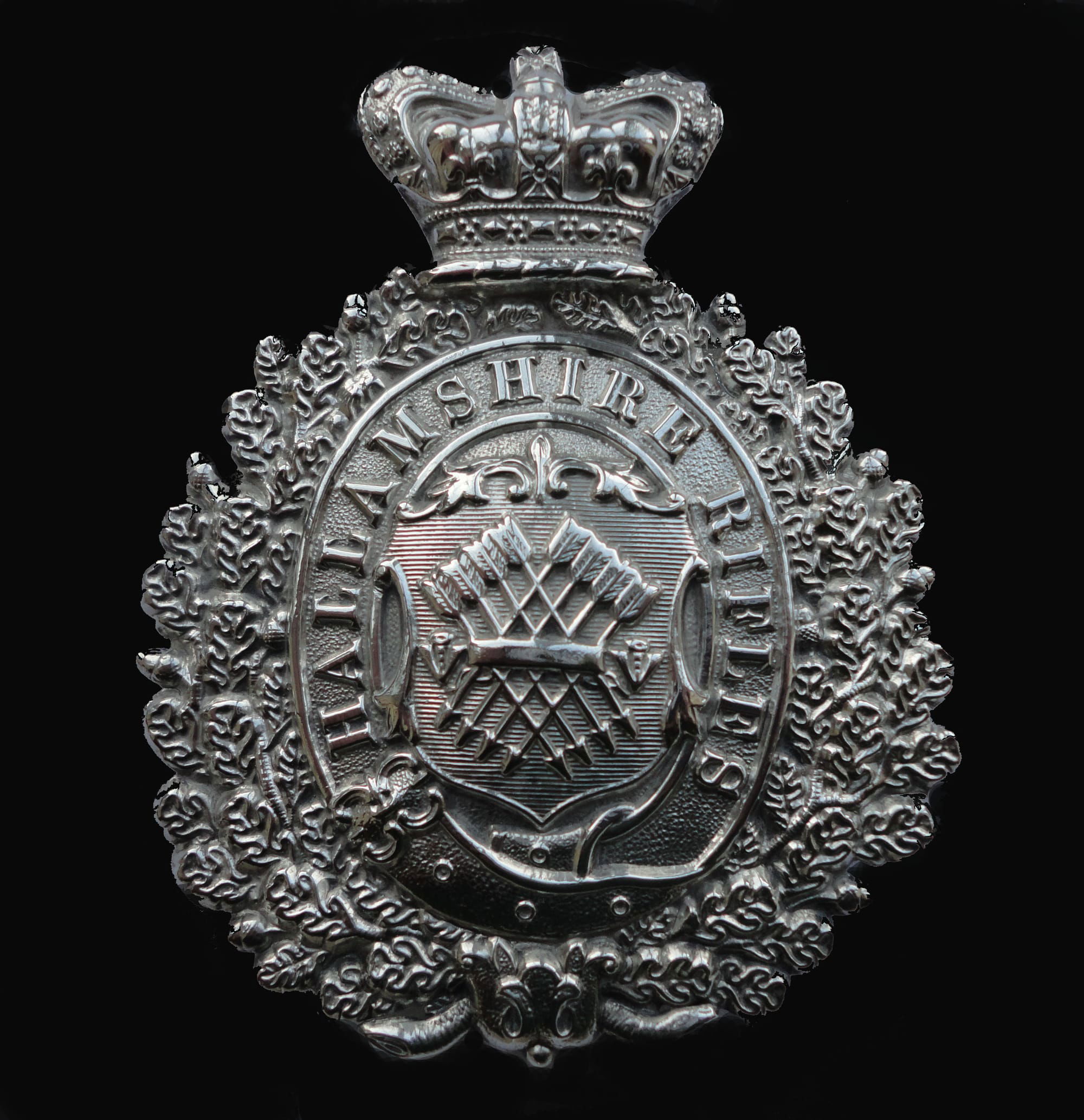 Hallamshire Rifles Officers Shoulder Belt Plate
