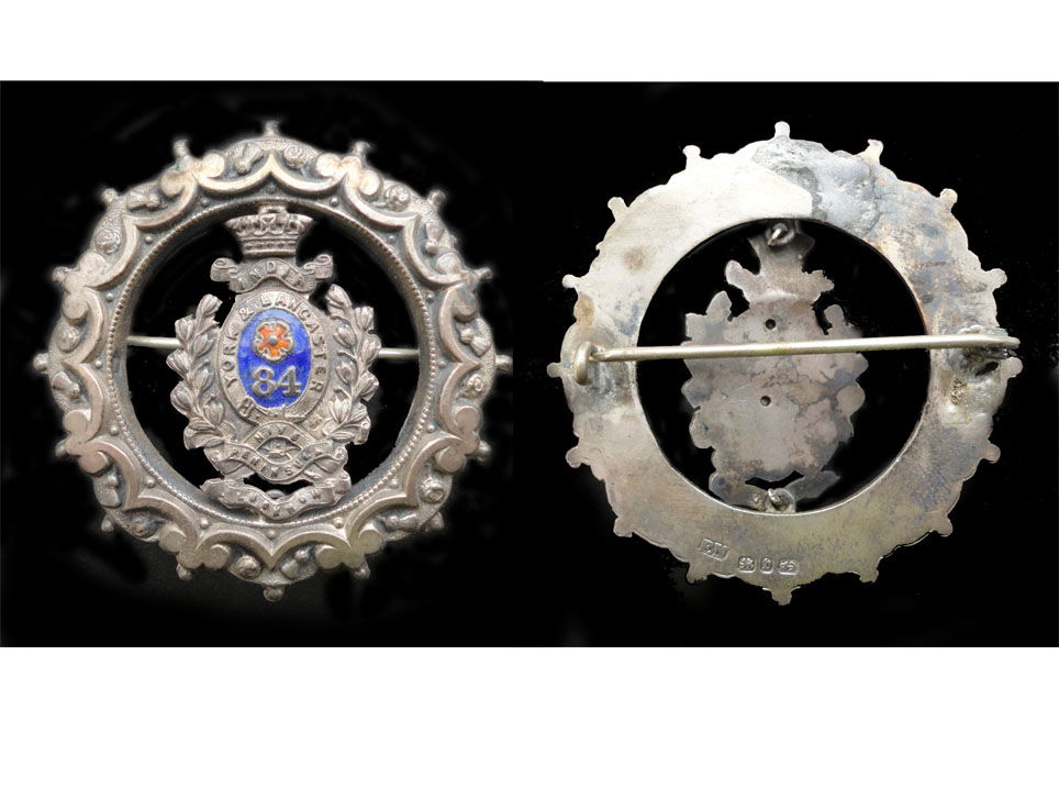 84th Silver Brooch