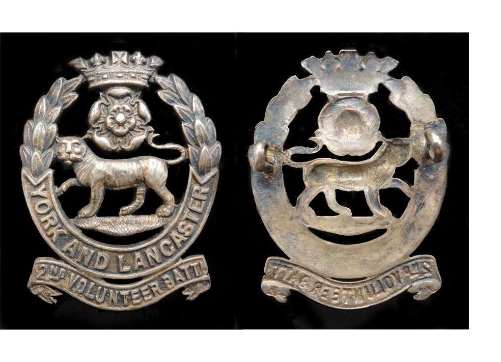 2nd Volunteer Battalion Silver Officers Badge