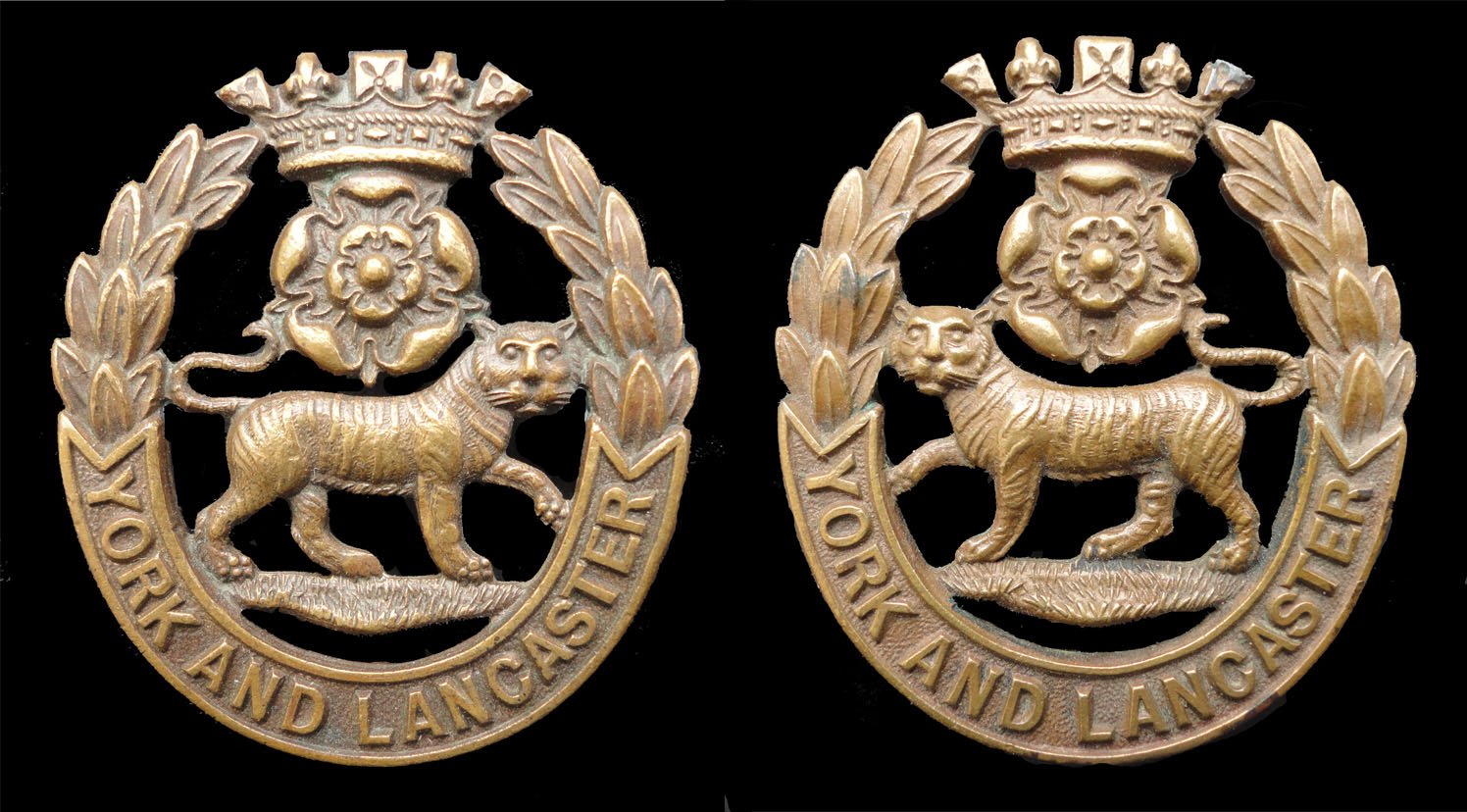 Officers Service Dress (OSD) Collar Badges 1902 to 1908