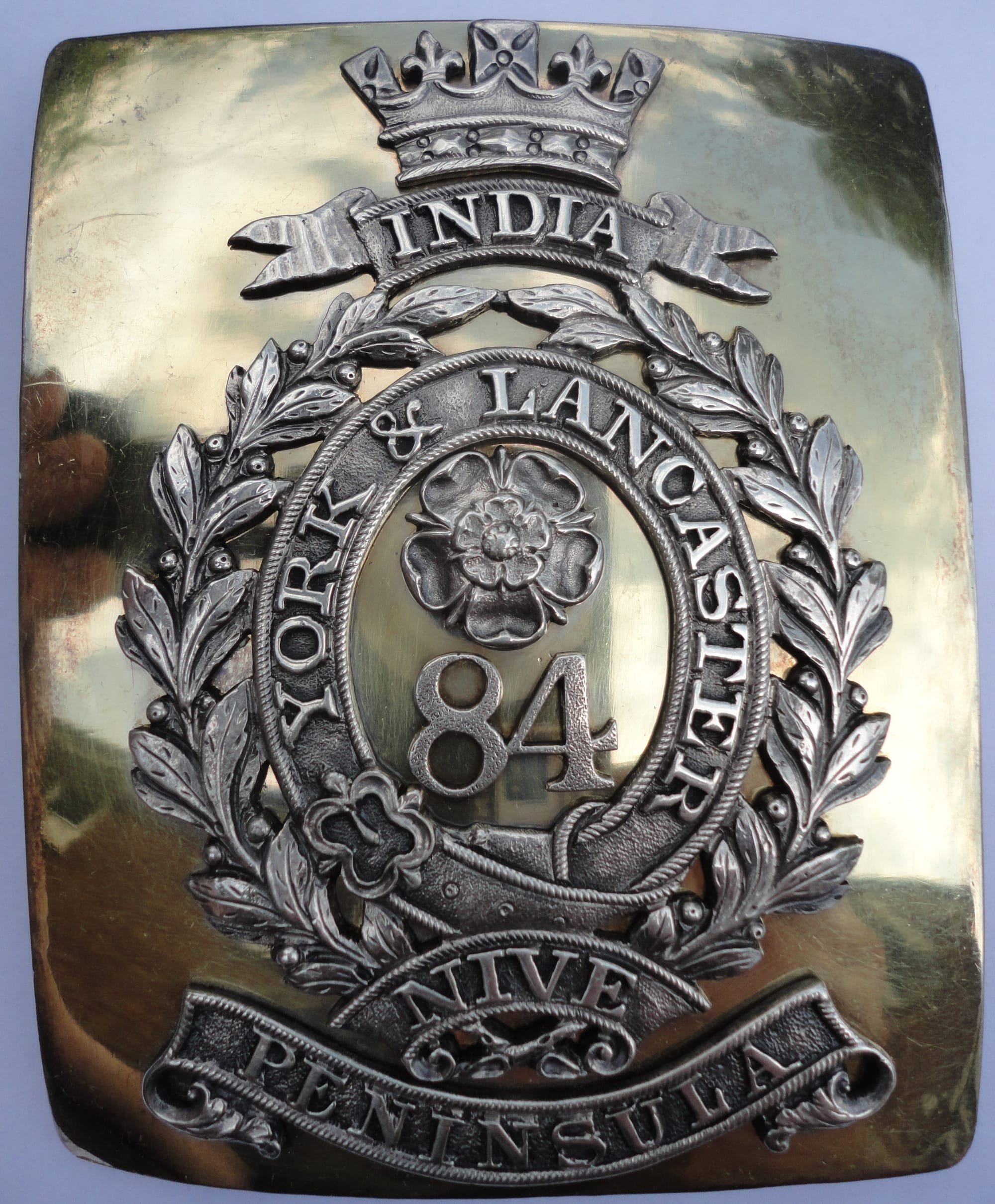 84th of Foot Shoulder Belt Plate worn from 1826 to 1855