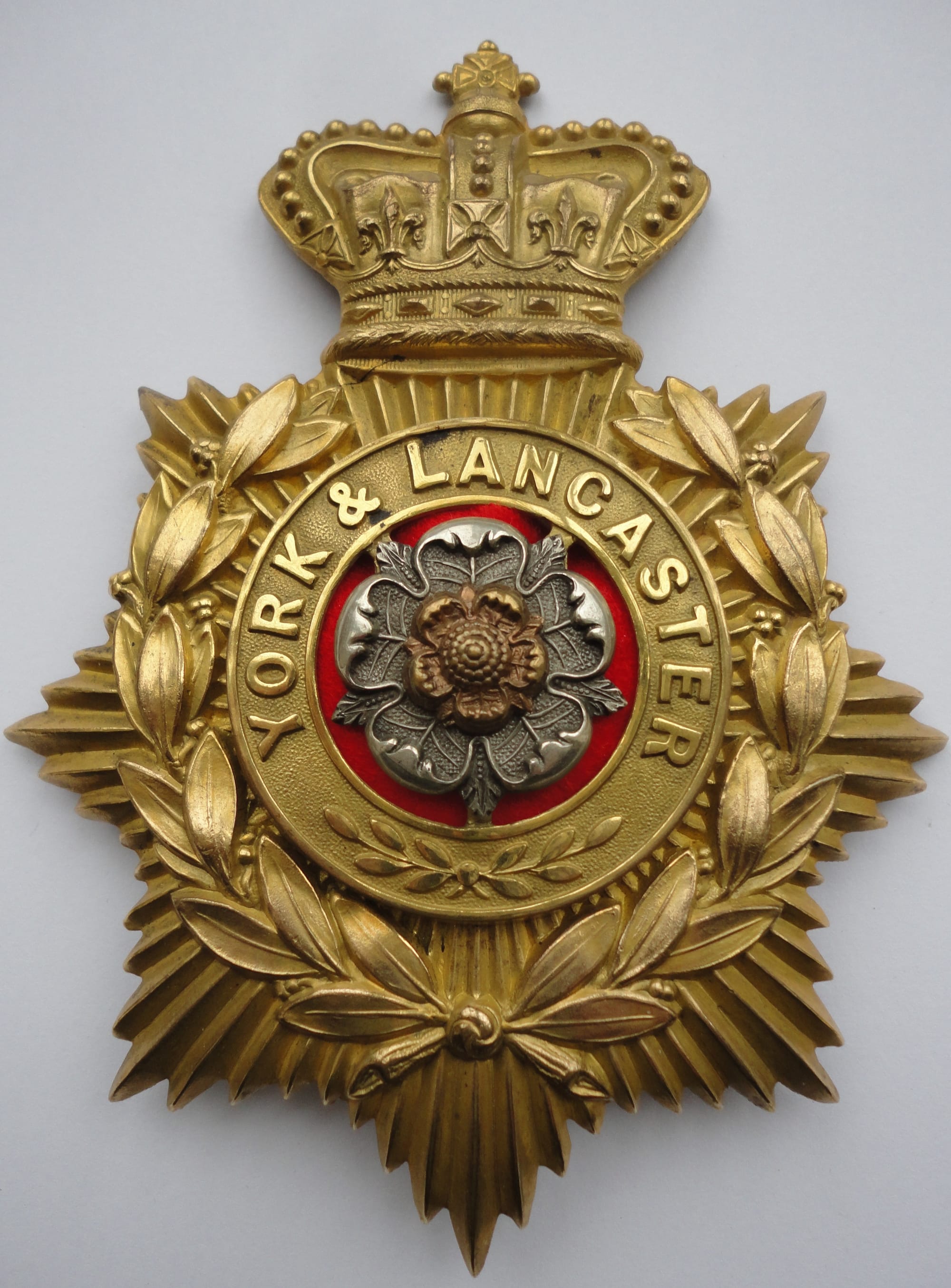 Regular Battalion Senior NCO's Helmet Plate 1881 to 1901