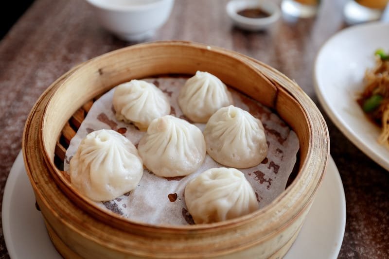1. 小笼包 - Xiao Long Bao (Pork soup filled Dumplings) - 5 pcs