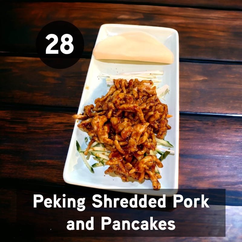 28. Peking Shredded Pork and Pancakes