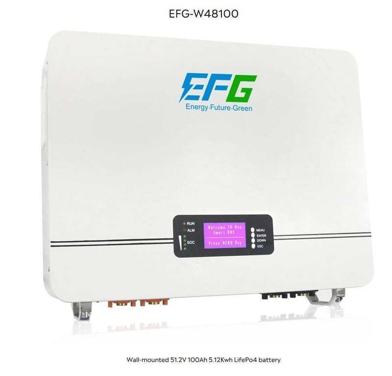 Magazyn Modułowy "EFG W48100" -  LiFePo4 5,12kW
