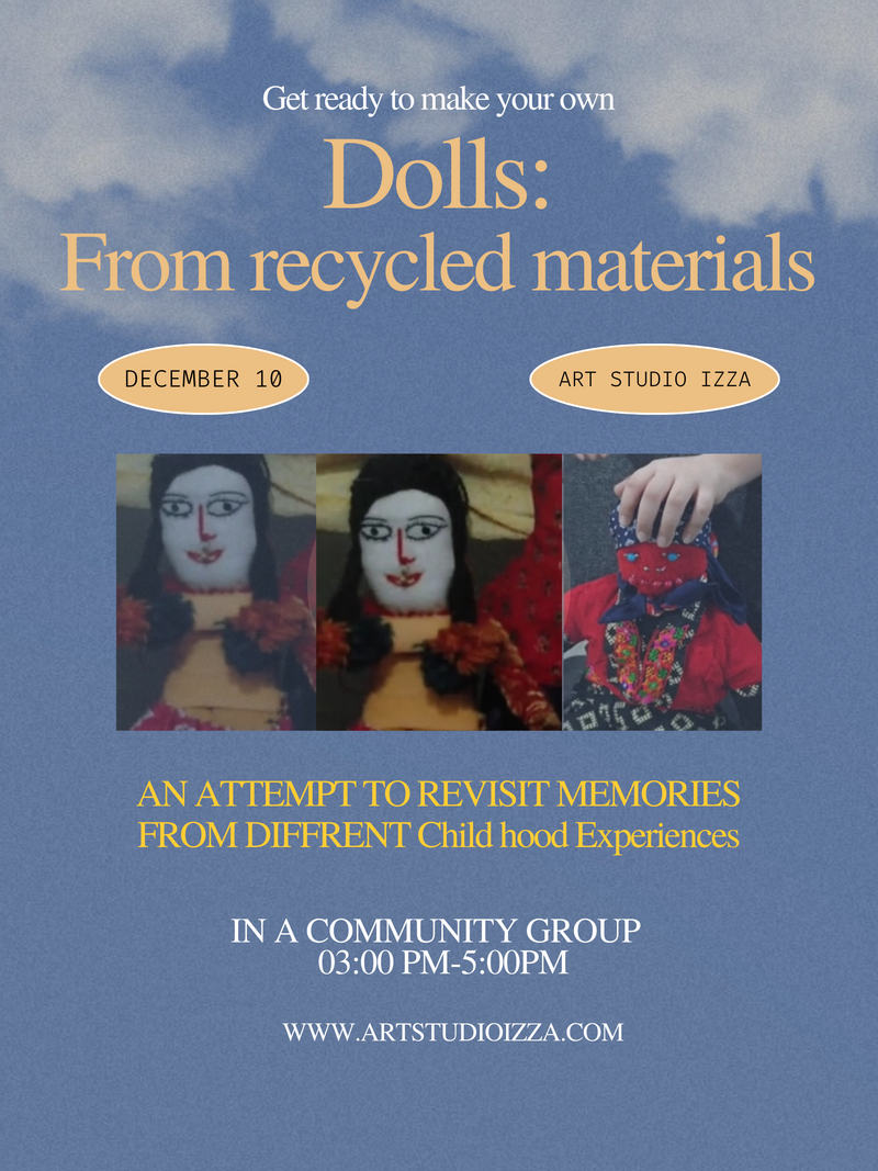 Dolls: from recycled materials