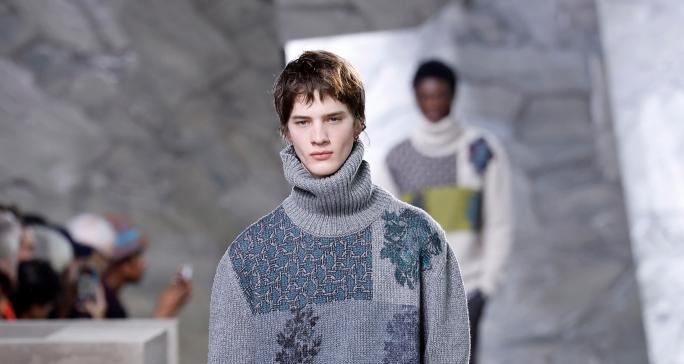 Men's collections of Hermes presented at Paris Fashion Week