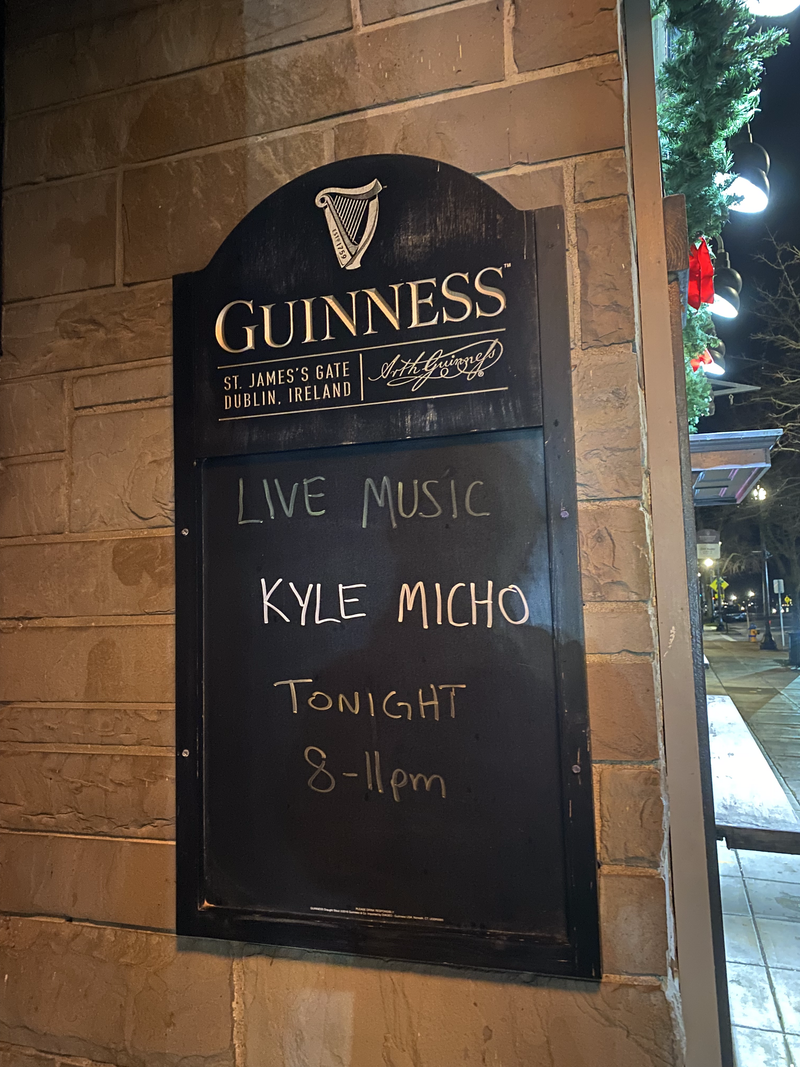Kyle Micho's Return to McCarthy's!