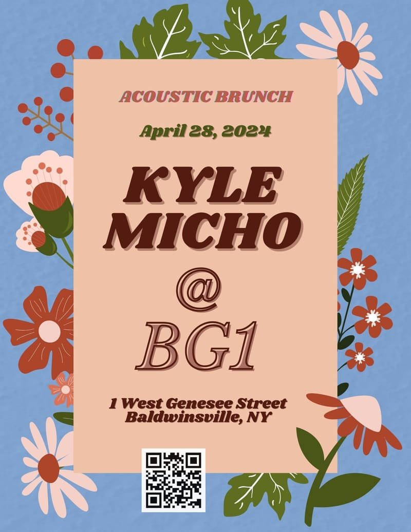 Acoustic Brunch with Kyle Micho @ BG1