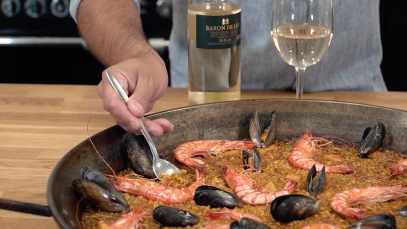 How to serve authentic seafood paella recipe spain - TheSpanishchef