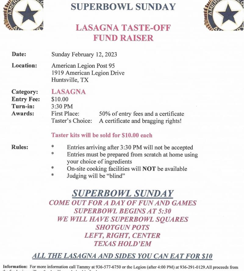 Super Bowl Sunday Lasagna Taste-Off!