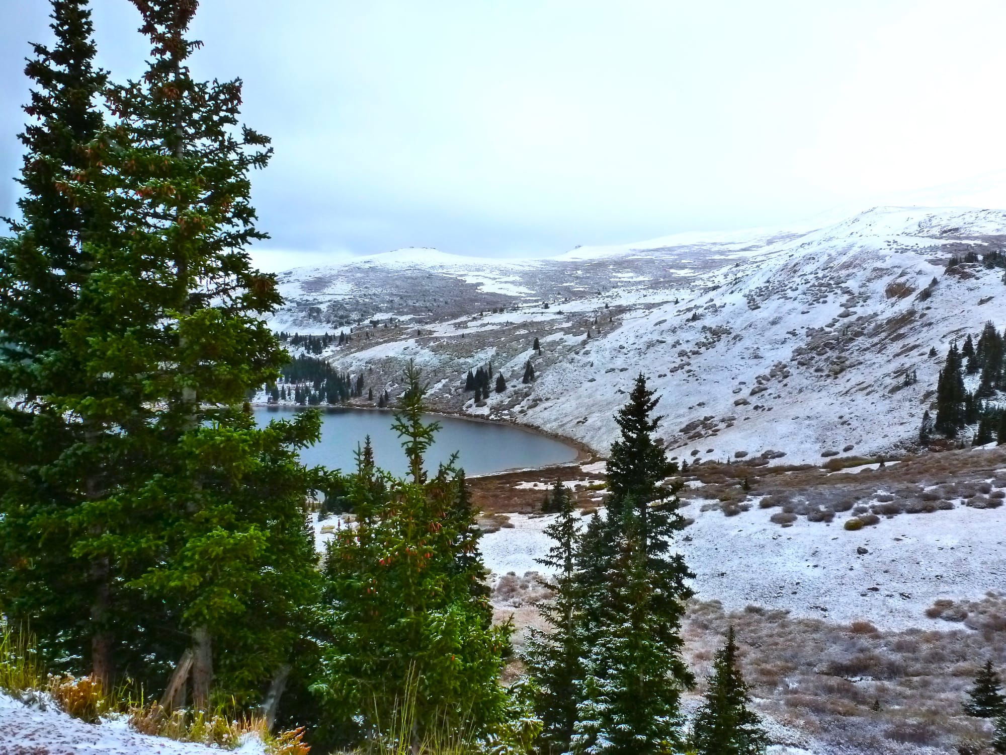 Snowy Mountain Lake