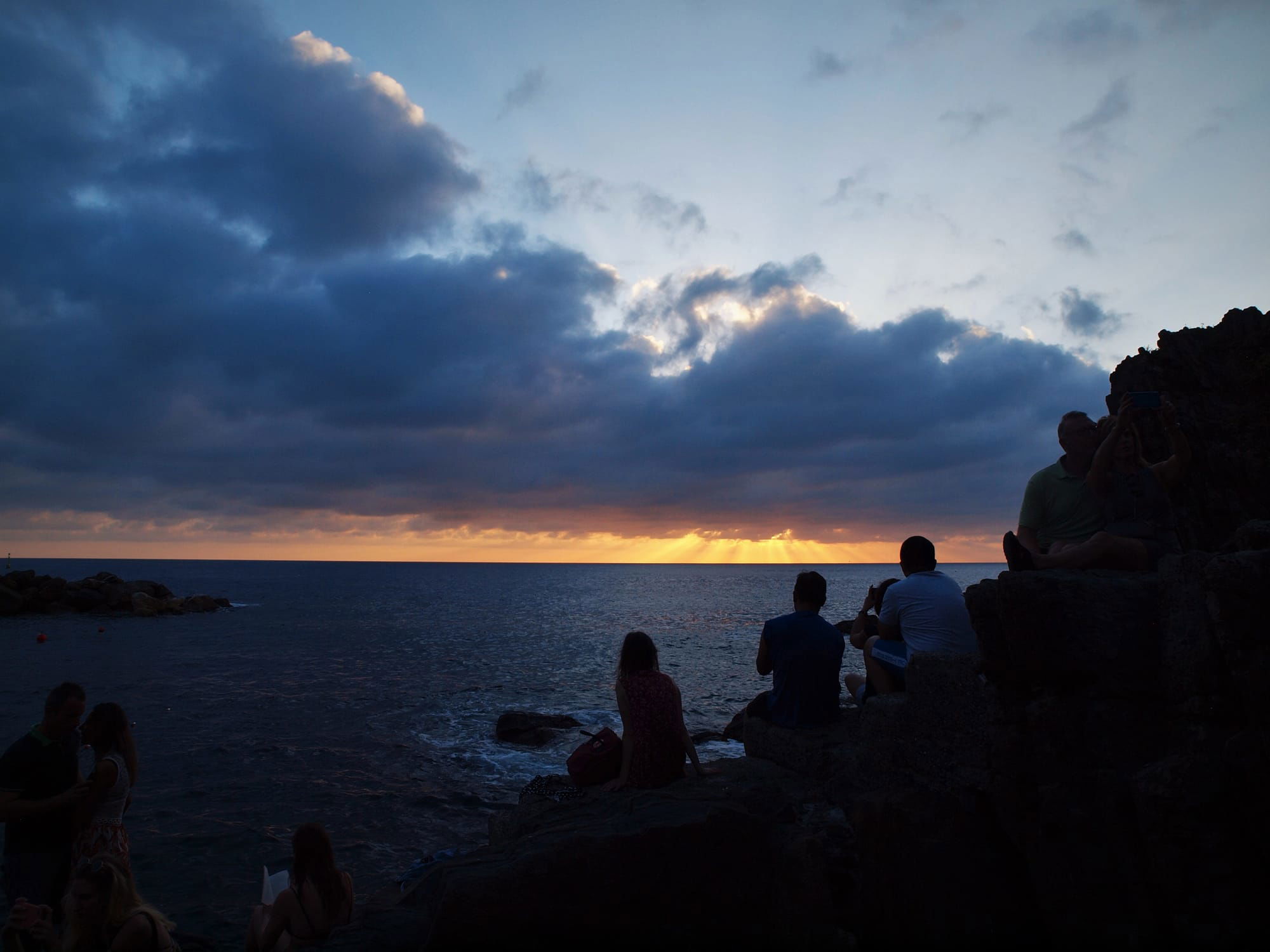 Evening on the Ligurian Sea