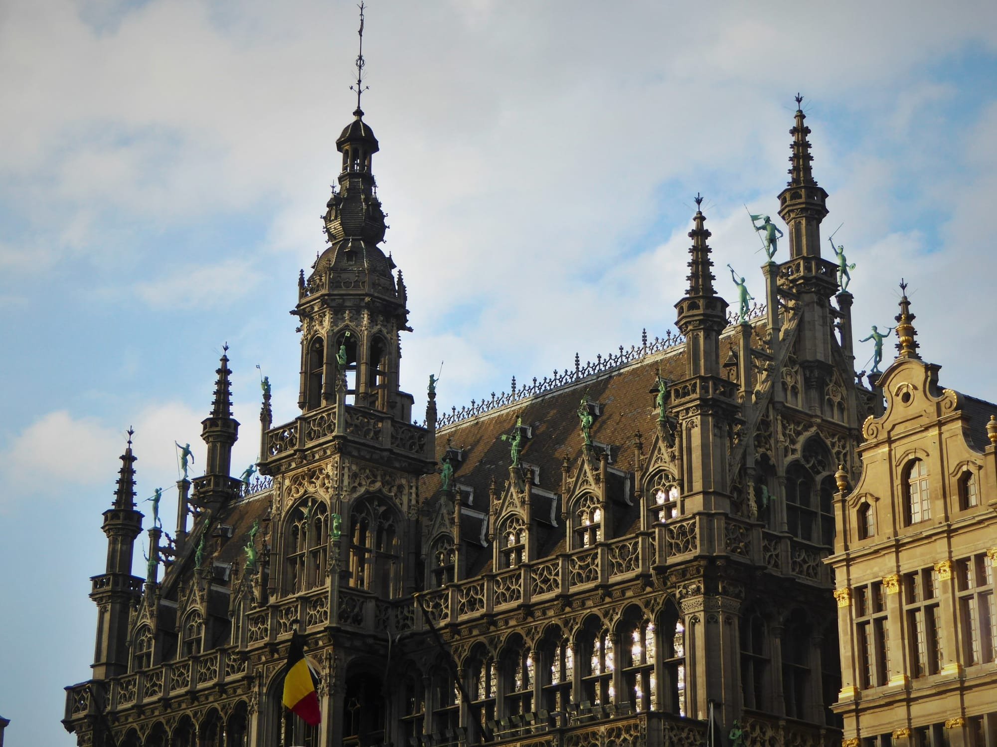 The Tops of Grand Place Brussels