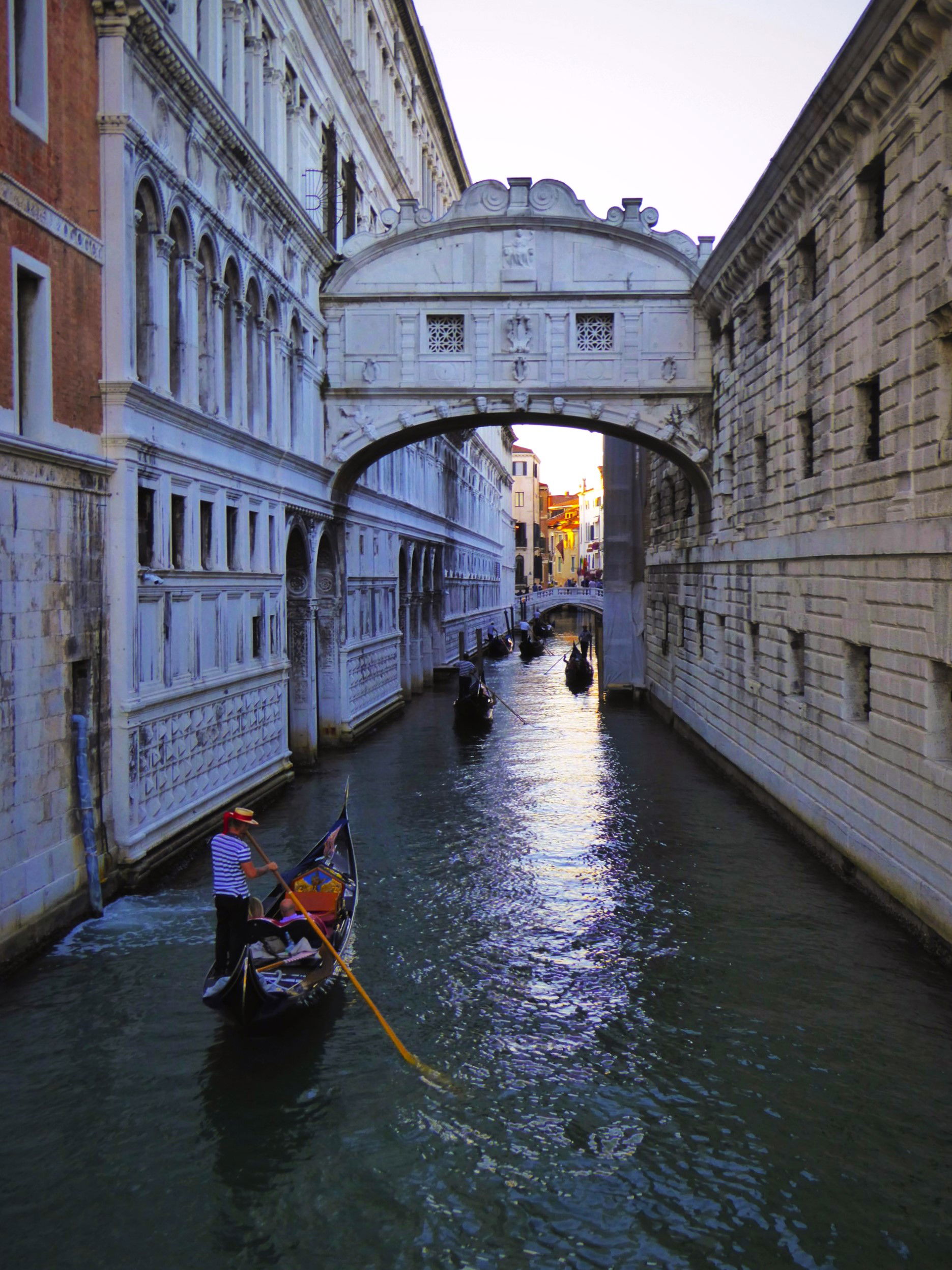 Under the Bridge of Sighs Venice