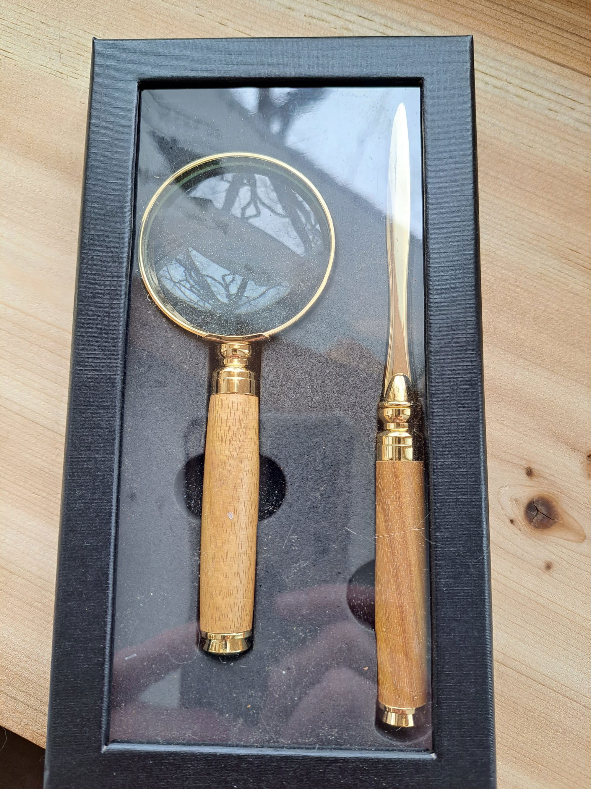 Capstone 2 piece, (letter opener, magnifying glass) $37.00