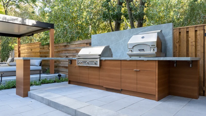 Outdoor BBQ kitchen - مطبخ الشواء الخارجي