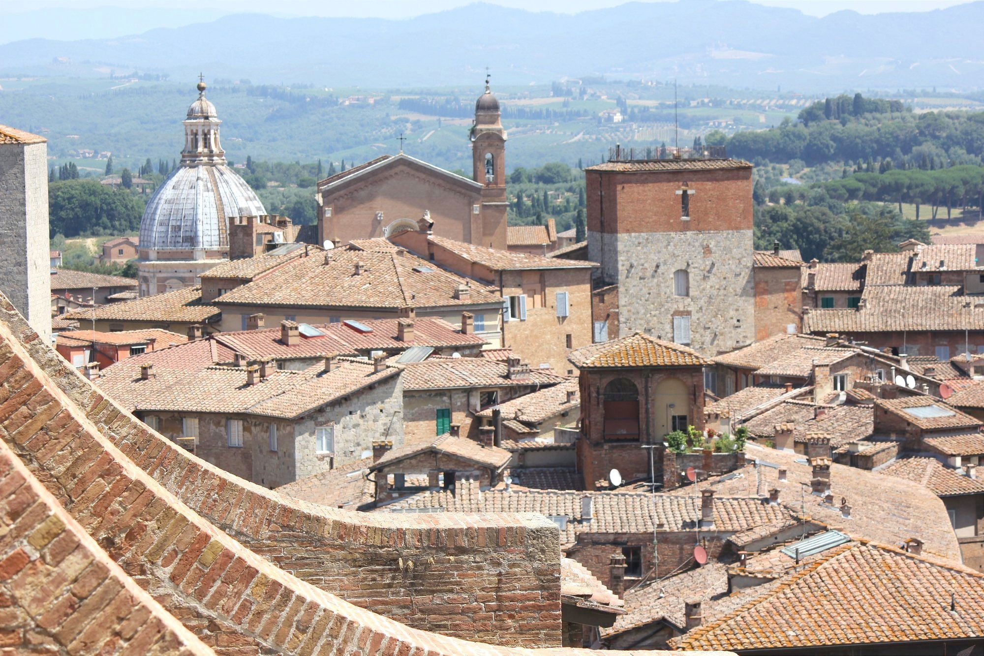 Vista de Siena, Italia