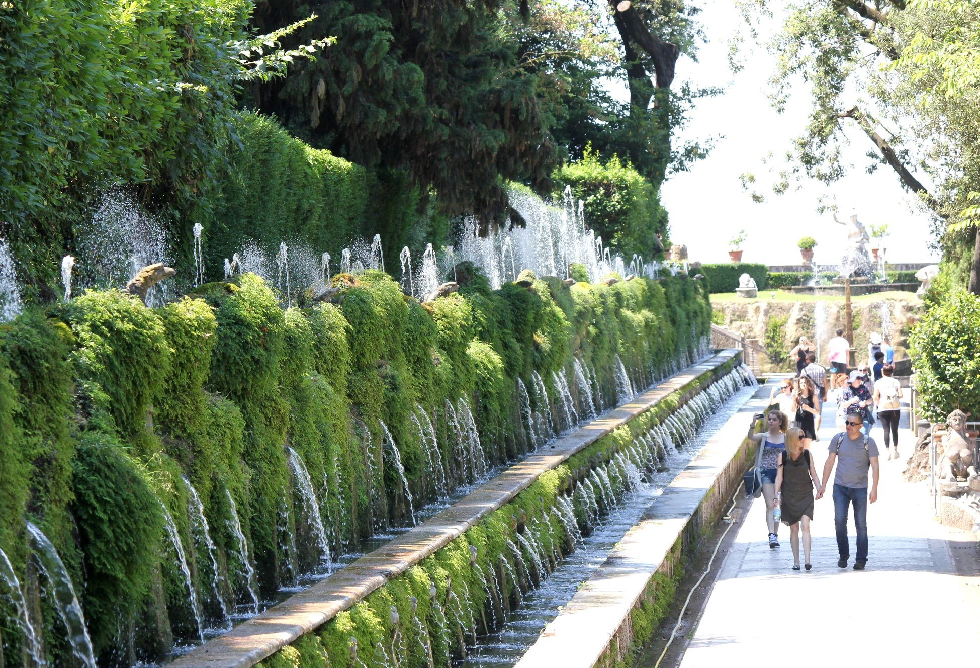 Jardines de Tívoli, Italia