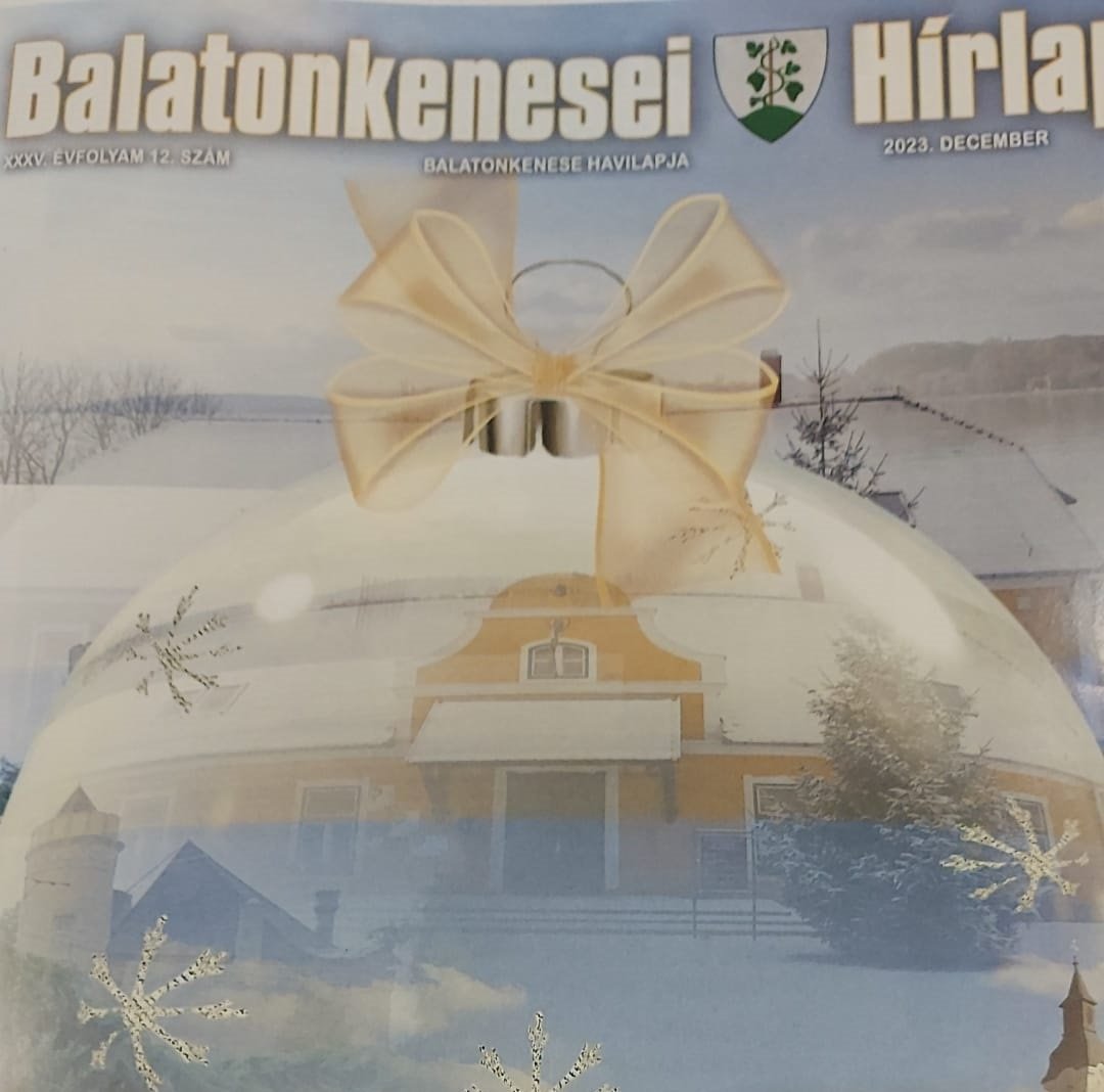 Megjelent a Balatonkenesei Hírlap decemberi száma.