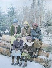 Five Little Native Girls (Historical Title)