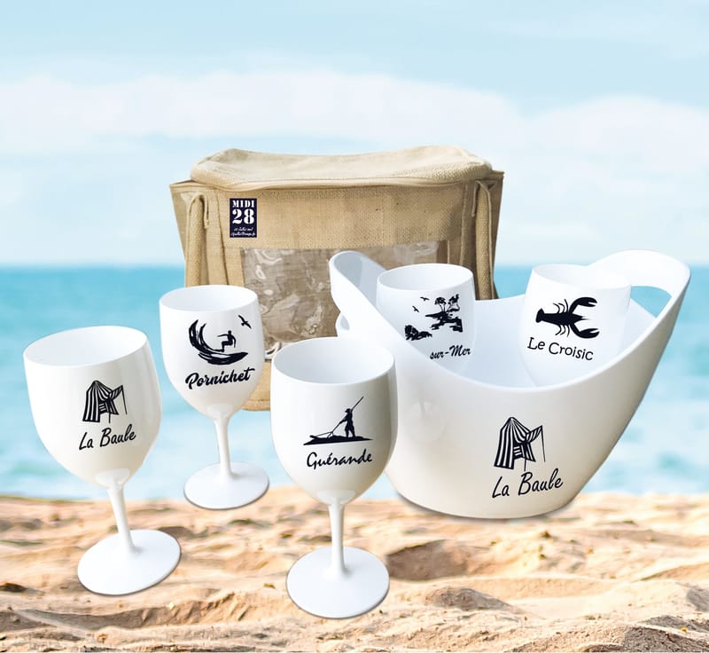 Lot De 4 Verres à Vin En Plastique Incassable 440 Ml - Sans BPA, Réutilisables, Pour Camping, Fêtes, Mariage - Design Avec Pied élégant