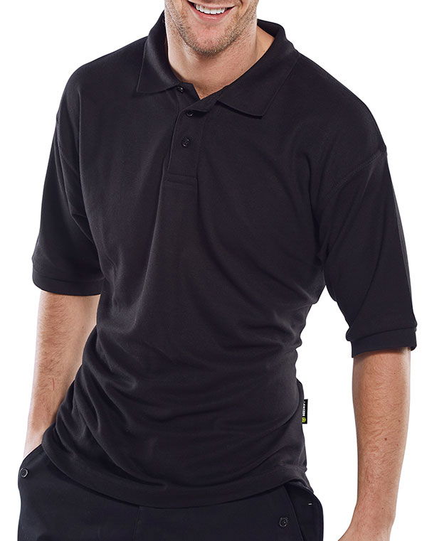 Black Poloshirt 8 Chorley Workwear