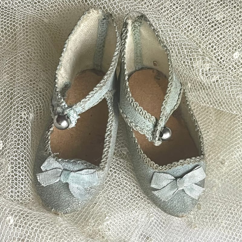 poupée ancienne belle chaussures LP taille 11 Jumeau Steiner SFBJ