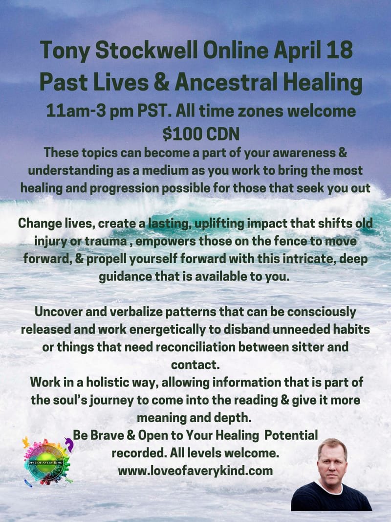 Tony Stockwell: Past Lives & Ancestral Healing