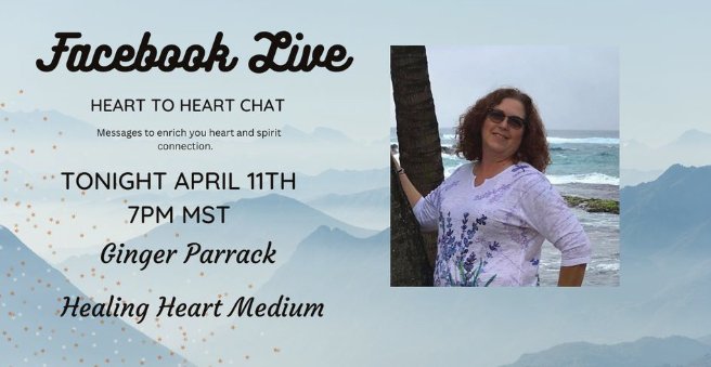 FB Live Heart to Heart Chat with Ginger Parrack