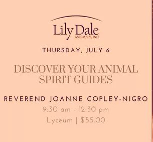 Discover Your Animal Spirit Guides with Joanne Copley-Nigro