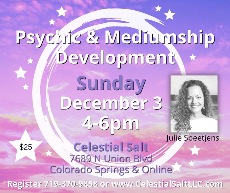 Psychic & Mediumship Development with Julie Speetjens