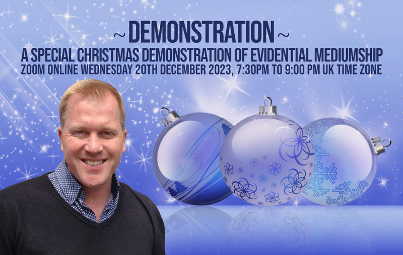 Christmas Demonstration of Mediumship with Tony Stockwell