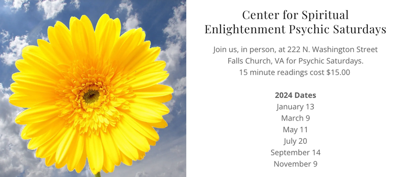 Psychic Saturday at the Center for Spiritual Enlightenment with Eva Brooks