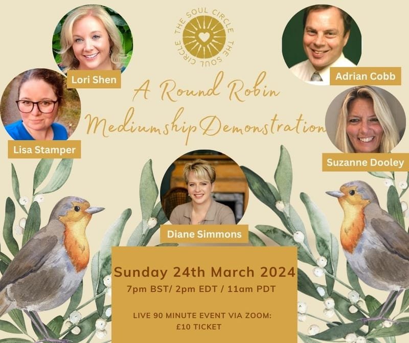 Round Robin Mediumship Demonstration with Diane Simmons
