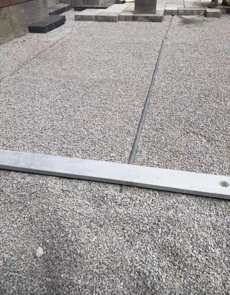 high performance bedding for pavers we use HPB KYK LANDSCAPING LTD