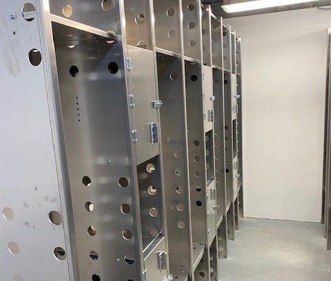 Vestiaires en aluminium
