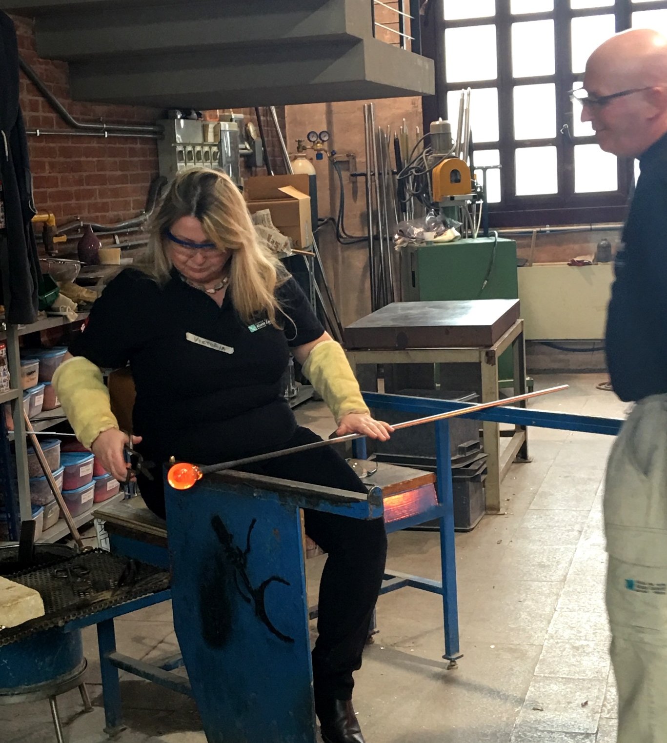 Glass blowing in Venice