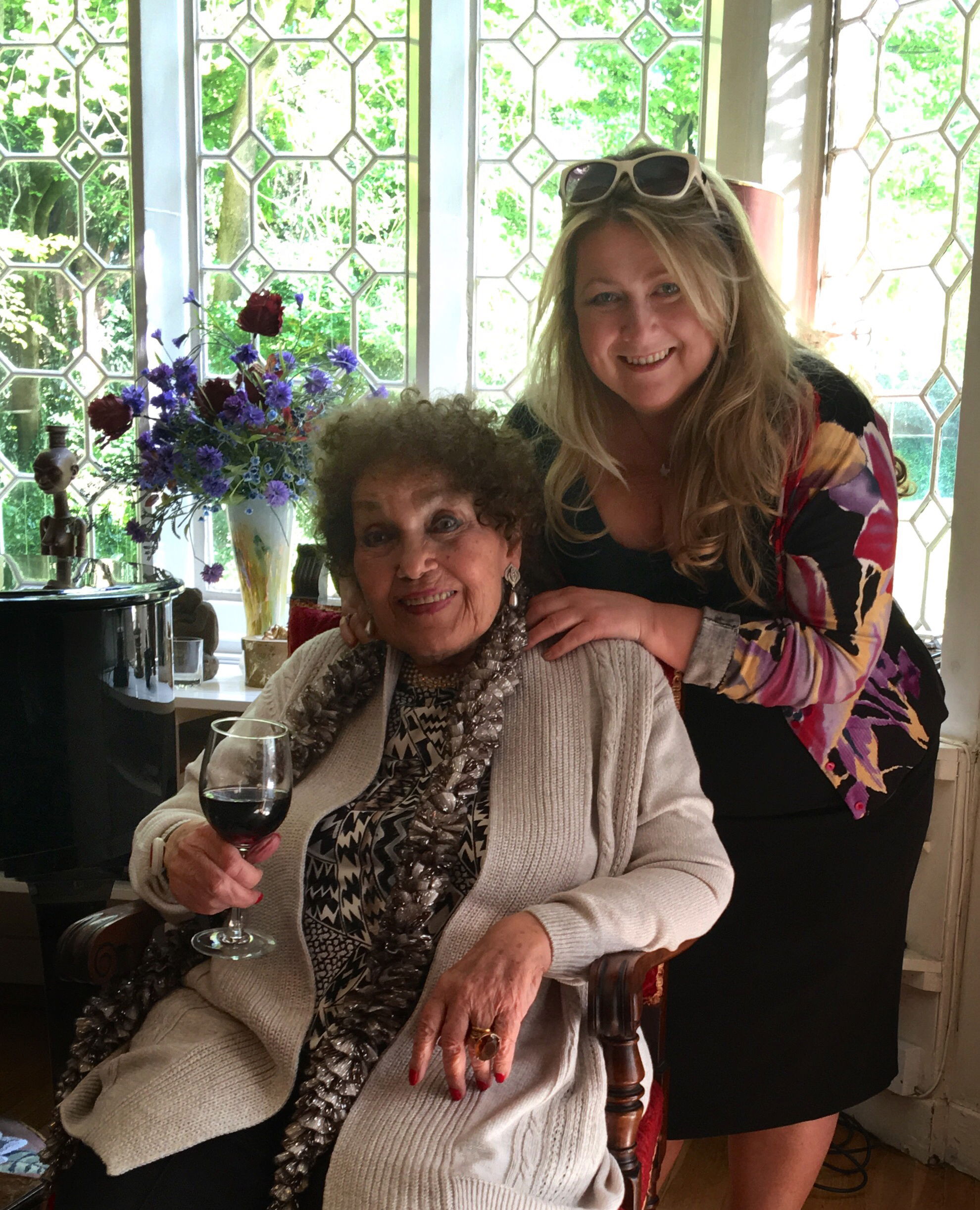 With Dame Cleo Laine