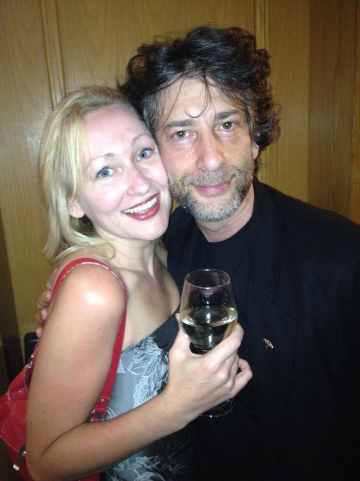 With Neil Gaiman