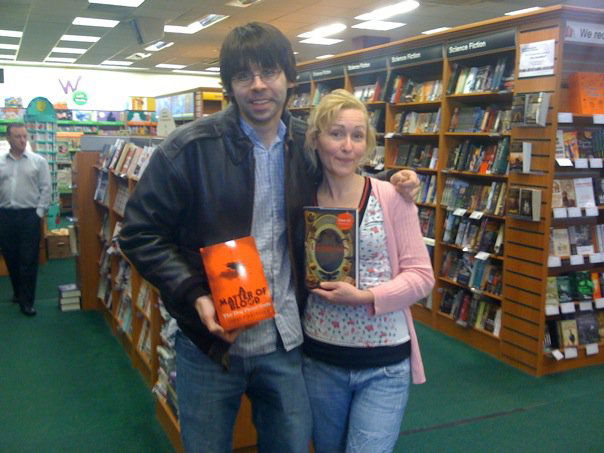 With Joe Hill MK waterstones 2010