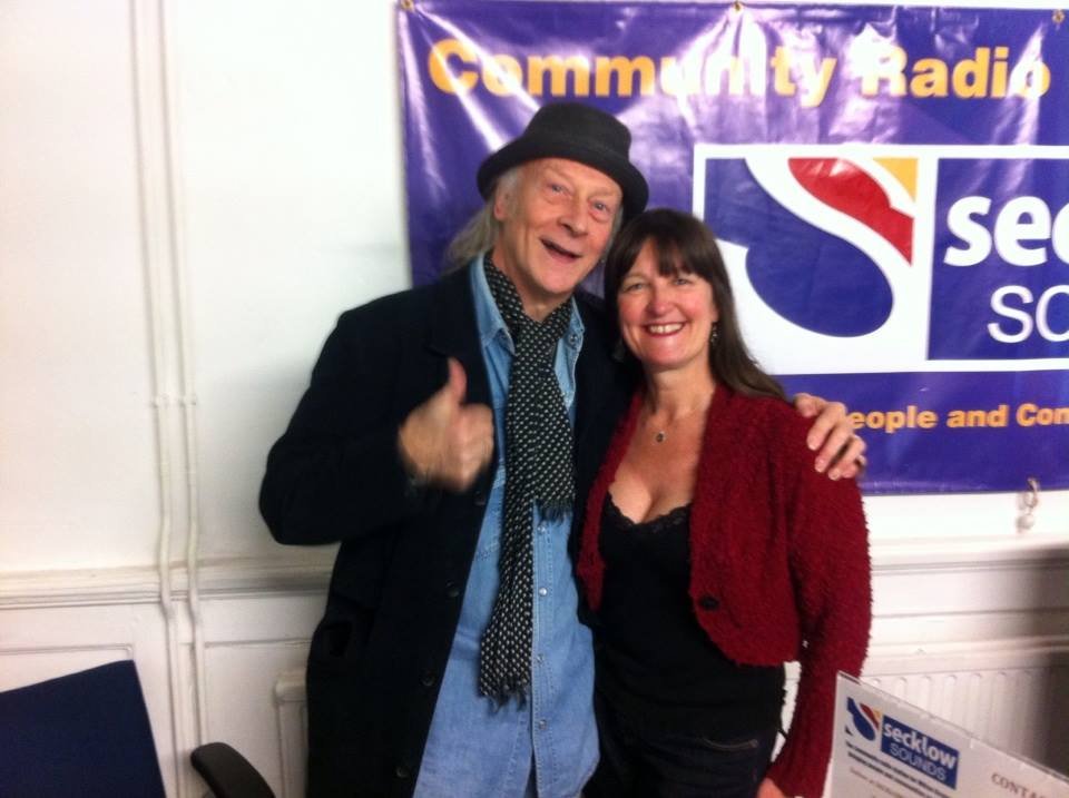 Caz & Del Bromham one of her many guests on Music MK, not unlike Stony Tracks