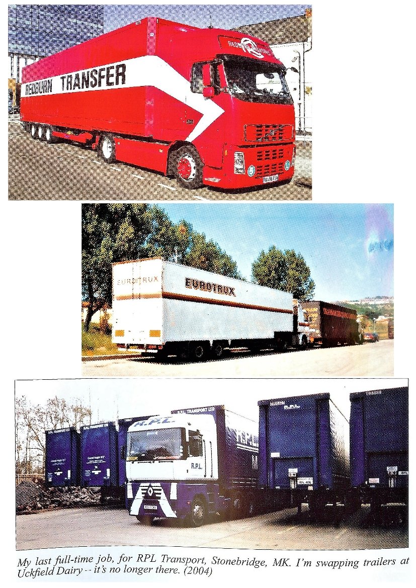A few of the lorries Paul drove all over the world