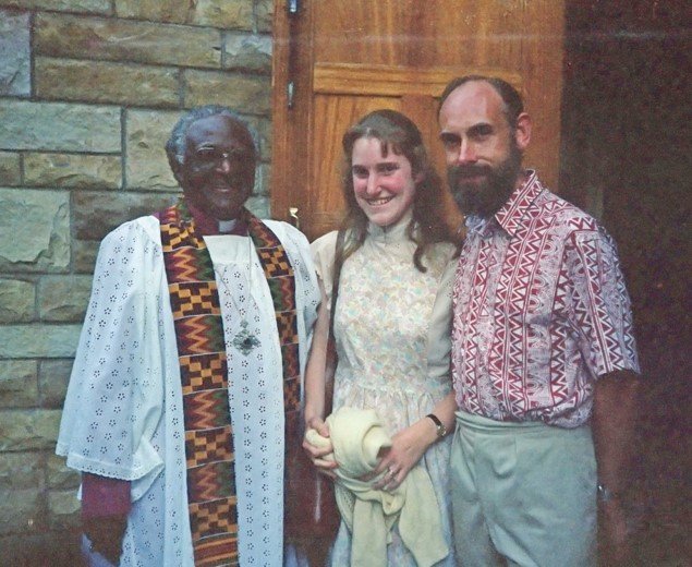 With Archbishop Tutu in 1990