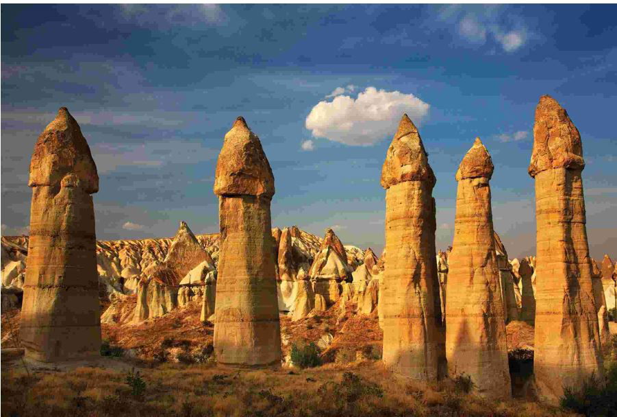 Rock formations in Turkey
