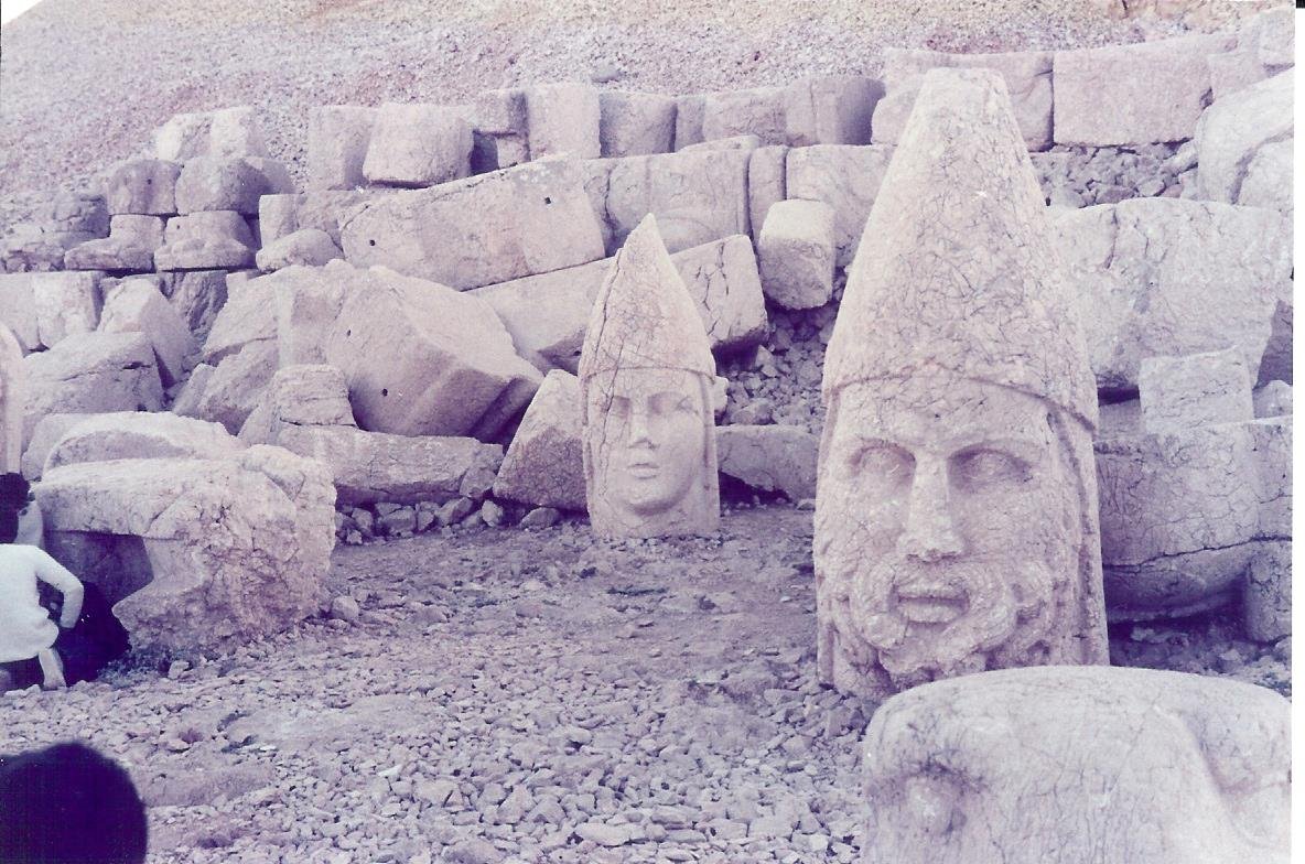 Fallen statues in Turkey