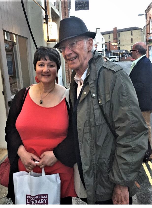 With Roger McGough at Buckingham Literary Festival