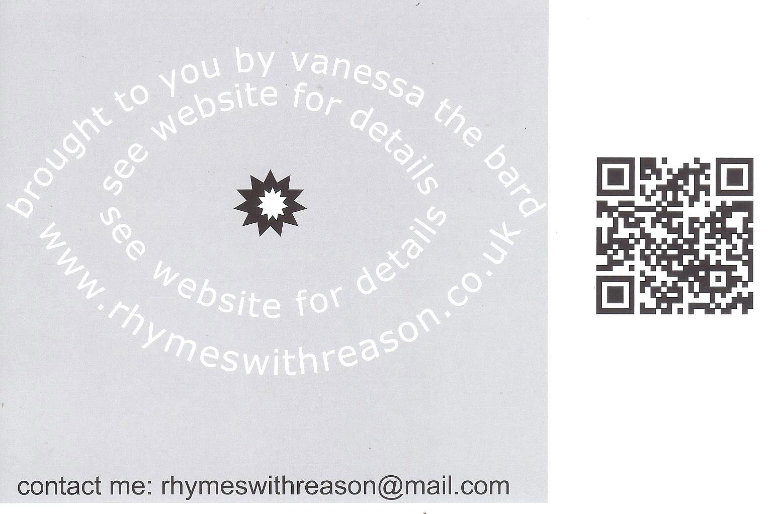 Vanessa's business card